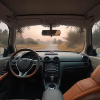 inside a car background