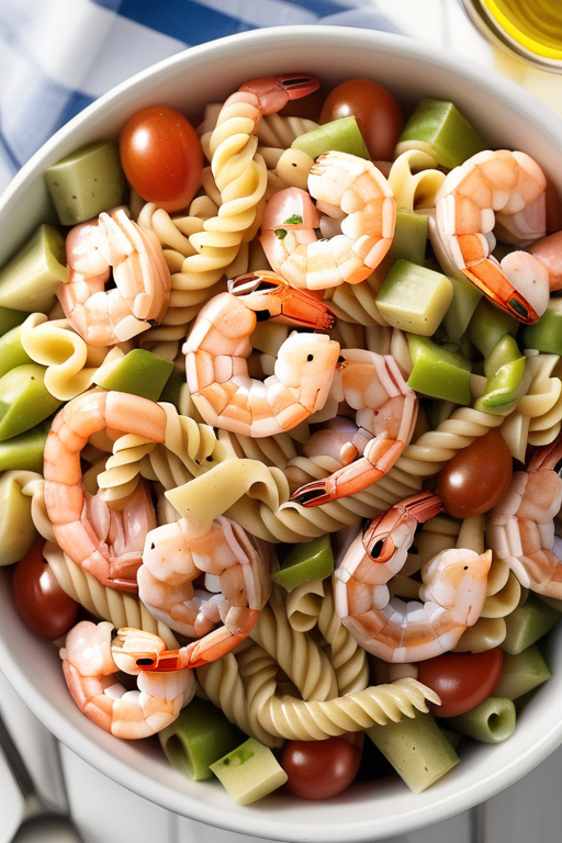 pasta salad shrimp italian dressing