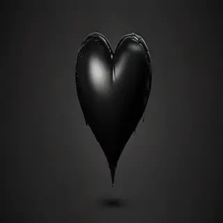 black heart pic