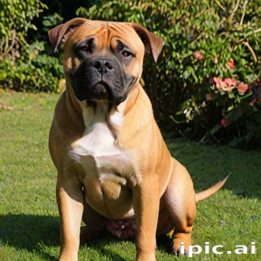 staffy bull bullmastiff