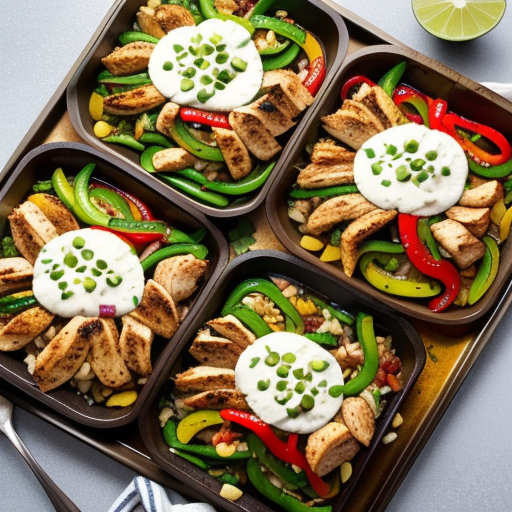 sheet pan poblano chicken fajita bowls
