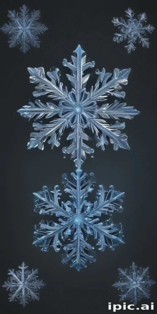 snowflake clipart with transparent background