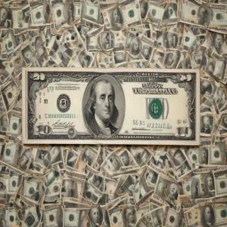 money with transparent background