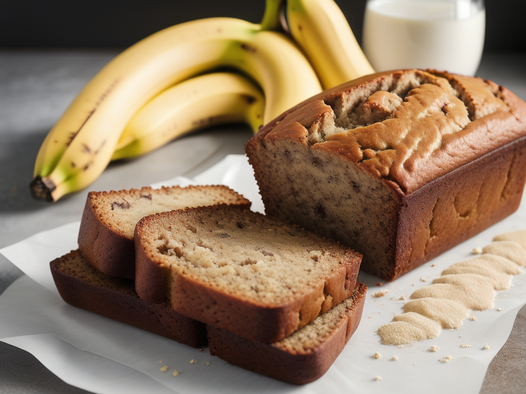 banana bread using pancake mix