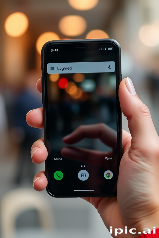 holding a phone