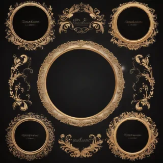 circle frame clipart