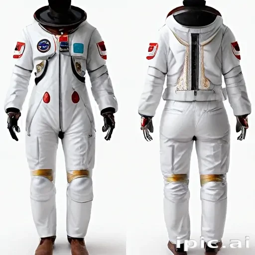 cartoon transparent astronaut suit