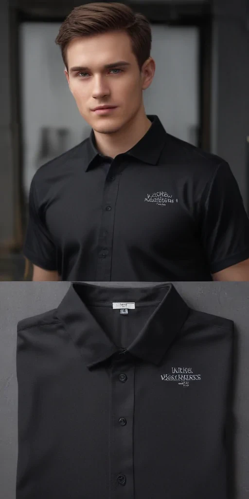 black mockup shirt