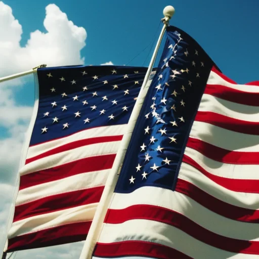 american flag aesthetic