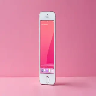 iphone pink background
