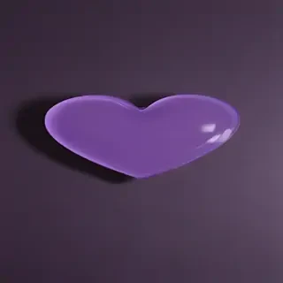aesthetic purple heart