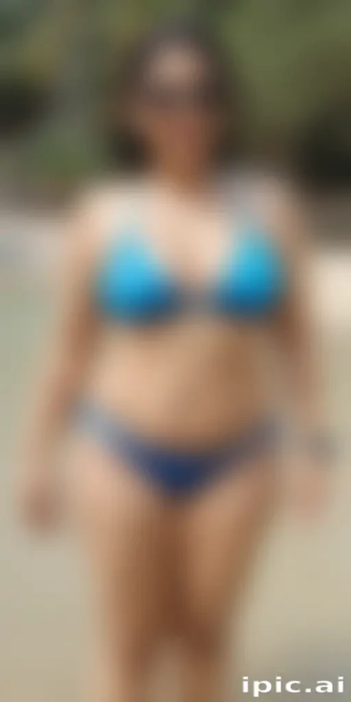 indian aunty in bikini