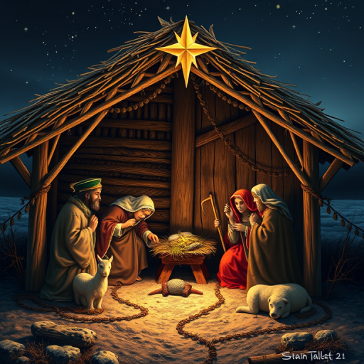 manger scene images free