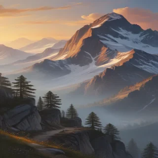 mountain silhouette