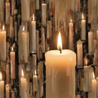 candle drawing