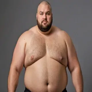 fat man black