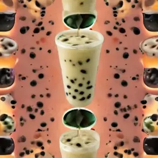 boba tea background