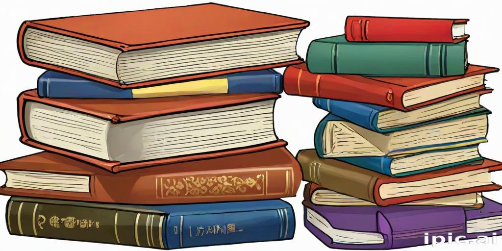 clipart stack of books
