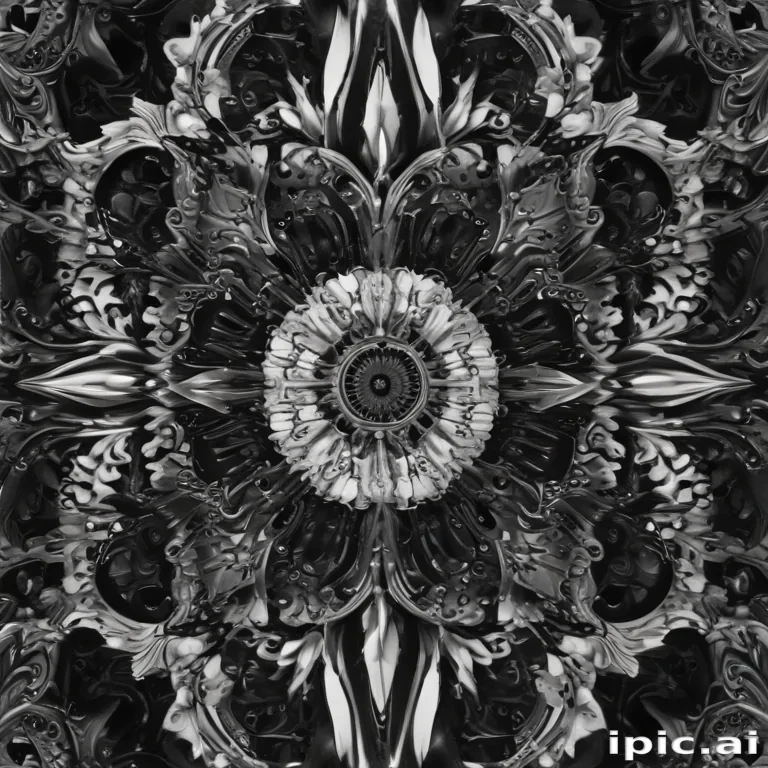 black and white pattern