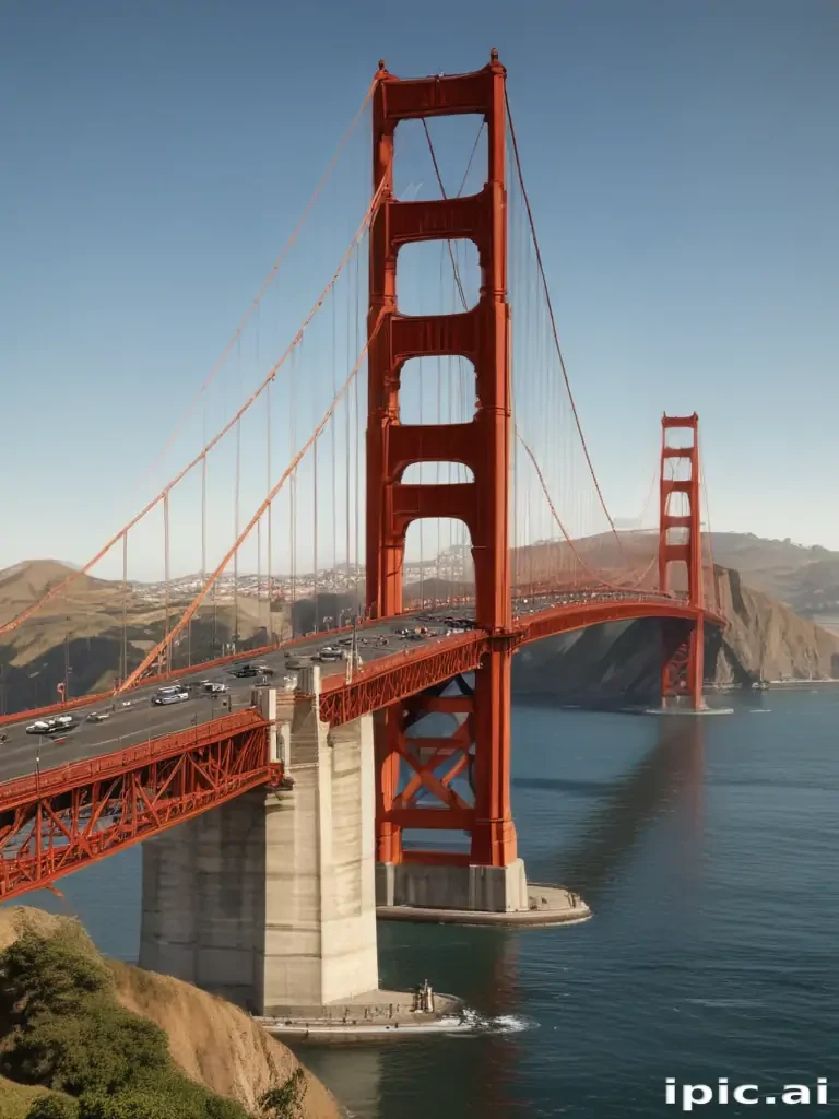 clipart golden gate bridge