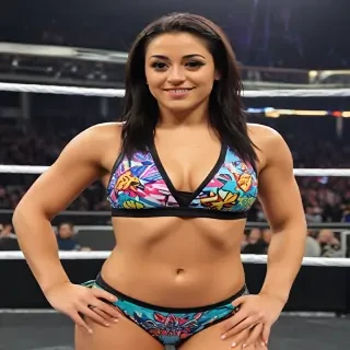 wwe bayley in a bikini