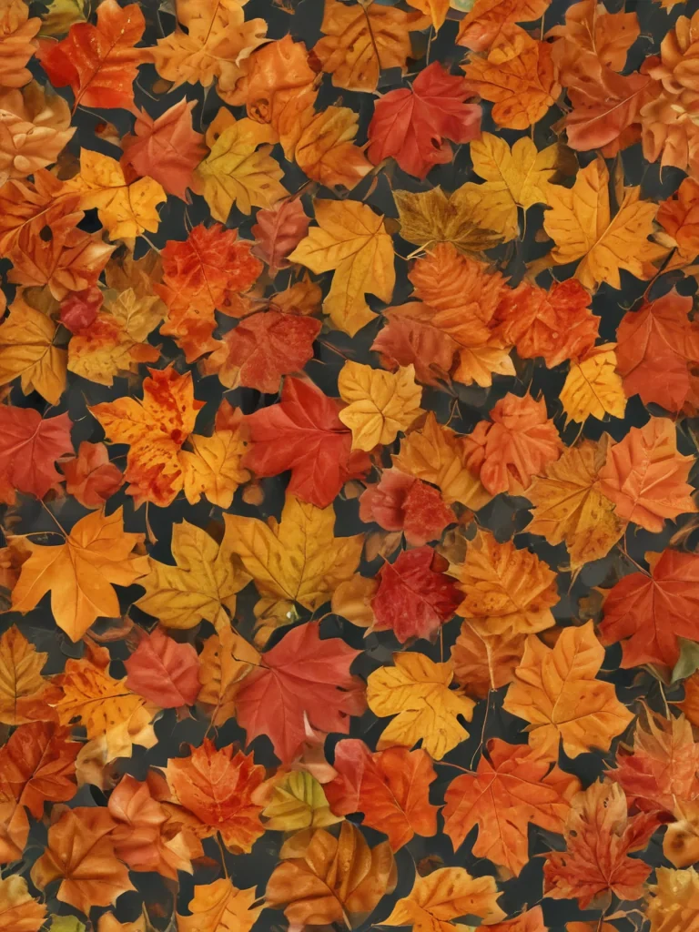 fall leaves png transparent