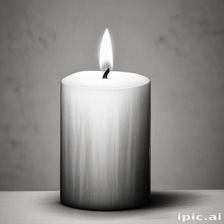 candle drawing