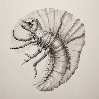 fossil drawing