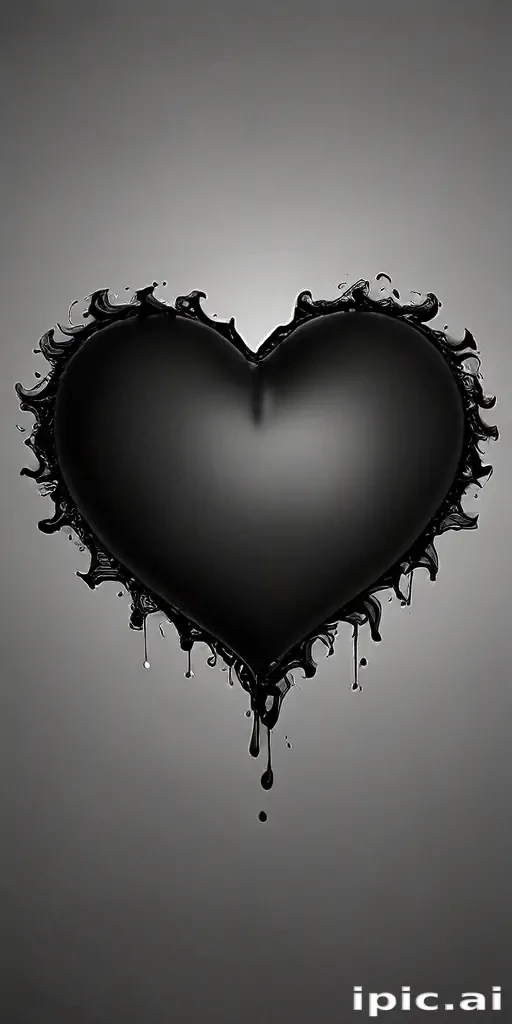 black heart pic