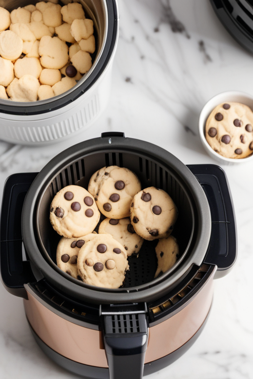 frozen cookie dough in air fryer