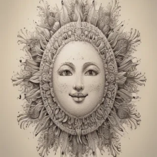 sun doodle