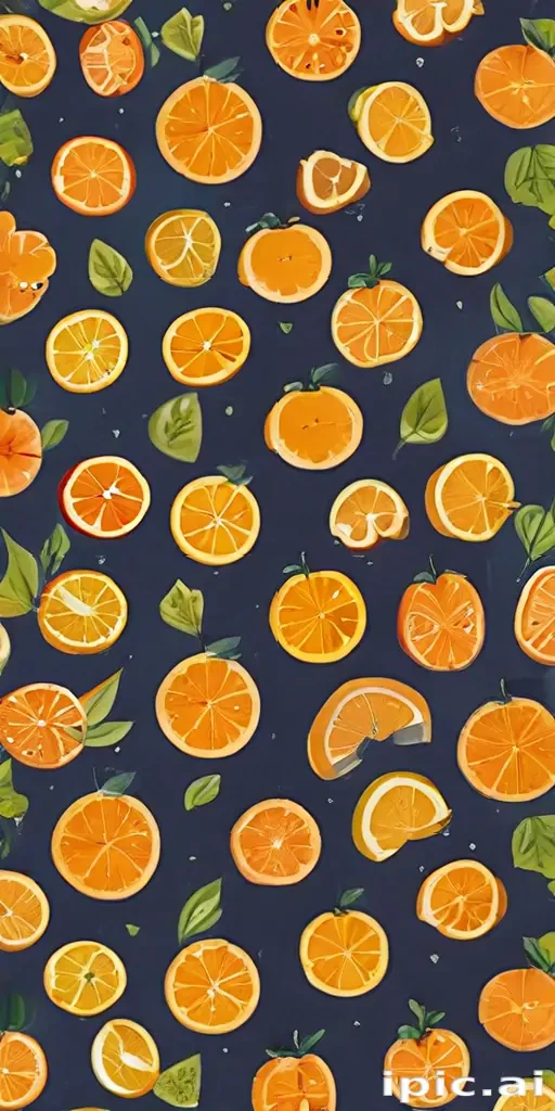 cute orange wallpaper