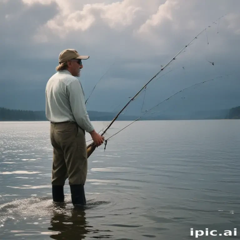 rod in fishing