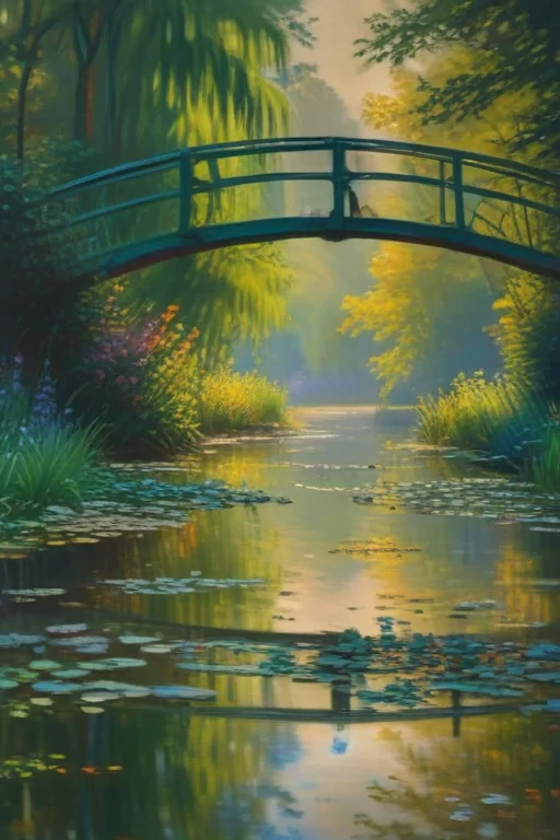 monet painting wallpaper