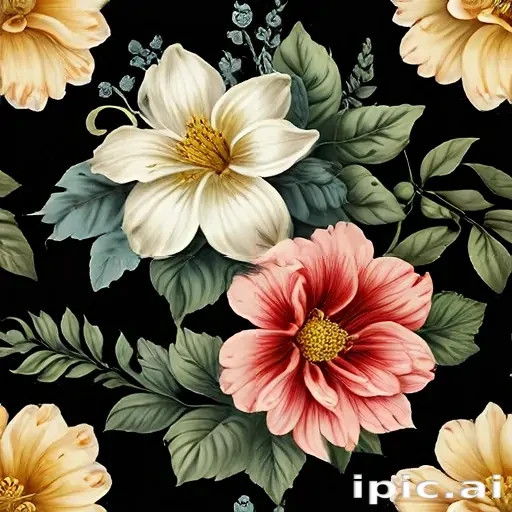 vintage flower png