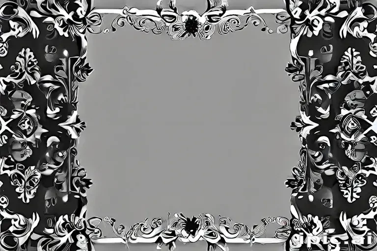 border clip art black and white
