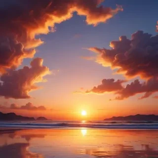 cute sunset backgrounds