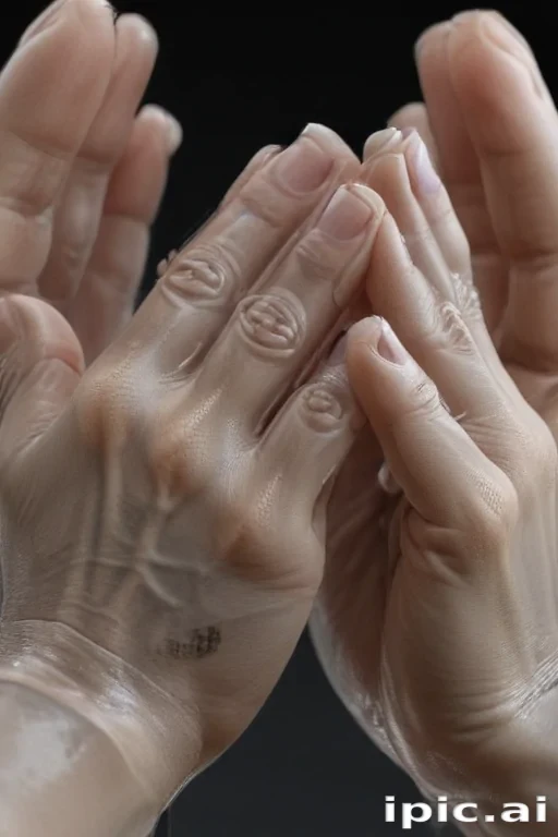 praying hands transparent