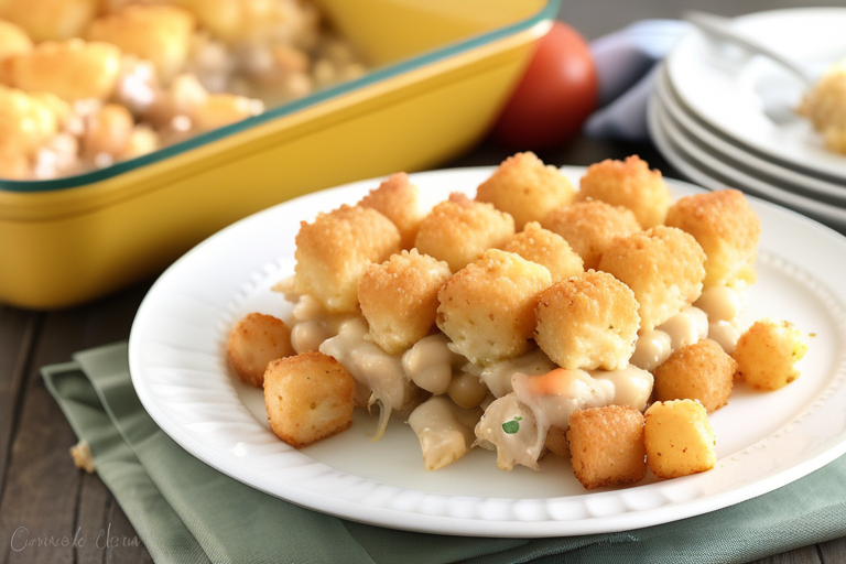 cracked chicken tater tot casserole