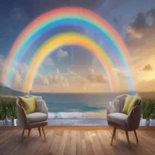 aesthetic rainbow wallpaper