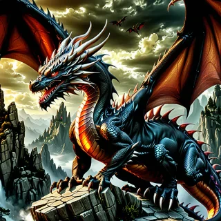 dragon photo wallpaper