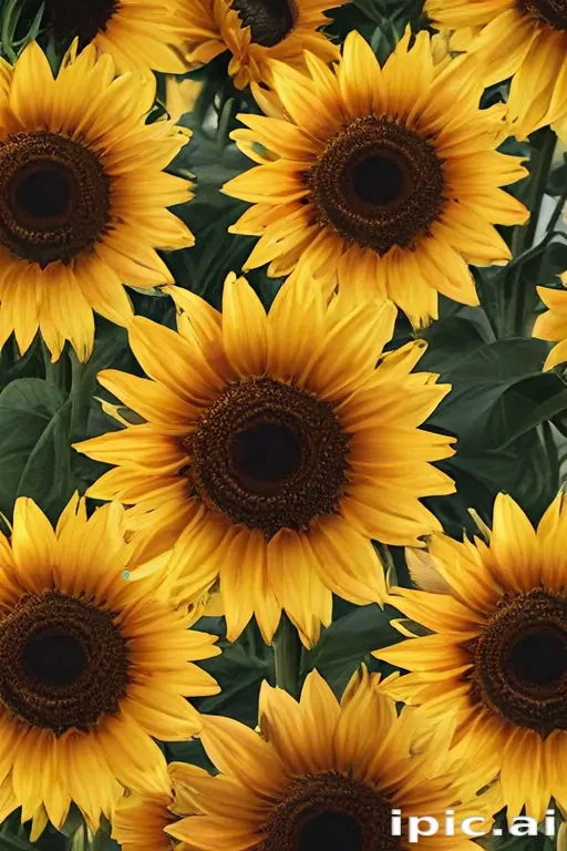 sunflower backgrounds aesthetic