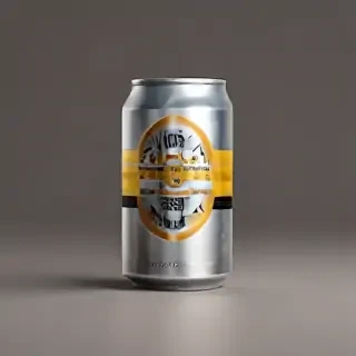 beer can mockup