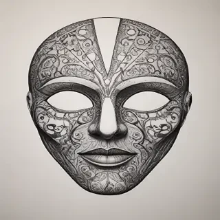 mask drawing