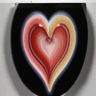 blurred heart