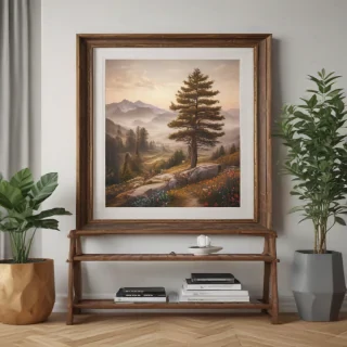 framed art mockup