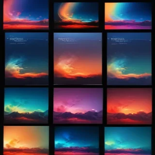 aesthetic aura gradient