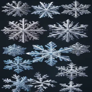 snowflake clipart with transparent background