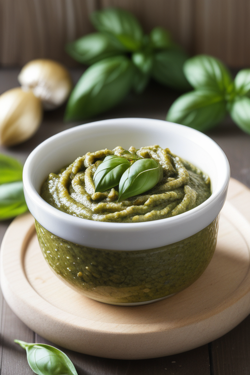 recipe for pesto without pine nuts