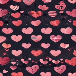 aesthetic hearts wallpaper